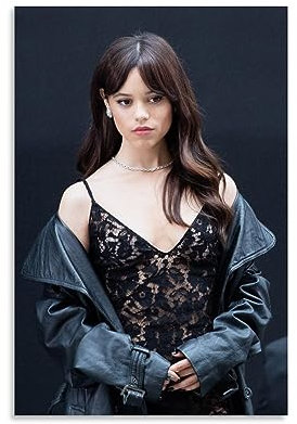 Jenna Ortega Poster Kunst Star Art Leinwand Gemälde Dekor Wanddruck Foto Geschenke Zuhause Moderne Dekorationen 30 x 45 cm