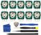 iParto Potentiometer-Ersatz für Sony PlayStation 5 PS5 Dualsense / PS4 DualShock Controller Trim Pot Widerstand Thumbstick Modul Sensor für ALPS Analog Joystick (10 Stück)