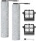 Rouleau de brosse de rechange et Filtre HEPA pour Tineco FLOOR ONE S7 Combo / S7 Flashdry/SWITCH S7 aspirateur humide et sec, 2 rouleaux de brosse + 2 filtres + 1 brosse de nettoyage