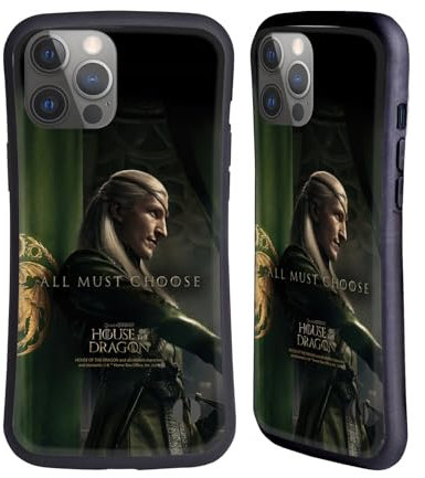 Head Case Designs Offizielle House of The Dragon: Television Series Aemond Charakter-Posters Aus Staffel 2 Hybride Handyhülle Hülle Huelle kompatibel mit Apple iPhone 14 Pro Max