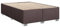 vidaXL Bettgestell, Bett mit Bettfüße Lattenrost, Polsterbett für Schlafzimmer, Doppelbett Bettrahmen, Modern, Dunkelbraun 140x190cm Stoff