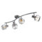 GLOBO Chrom Decken Lampe Kristall Strahler schwenkbar Wohn Zimmer Glas Spot Leuchte