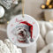GRAZDesign Tannenbaum Anhänger Hund min Namen personalisiert - Geschenk Hundebesitzer - Weihnachtsbaum Schmuck - Bichon Frise
