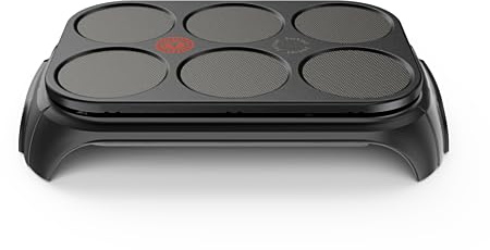 Tefal Crep'Party Neo 6 - 1000 W - 6 pancakes - Nero