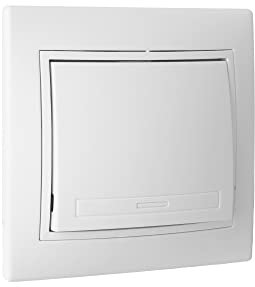 Conmutador de cruzamiento de empotrar | Modelo Pacific | 10 A - 250 V |Color blanco