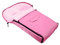 BAMBINIWELT Winterfußsack (90cm) für Jogger Buggy Schlitten FLEECE UNI (Rosa)
