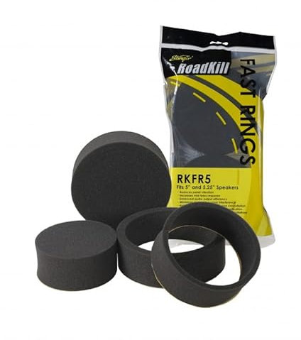 Stinger RKFR5 Roadkill Schaumstoff Dämm Ring Set - 5 und 5,25 Lautsprecher/zur Montage im Fahrzeug, Auto, Motorrad... / zur schnellen Installation von Nachrüst-Lautsprechern