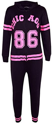 A2Z 4 Kids Unisex Girls Boys Chicago 86 - Cotton Onesie Chicago Black 5-6