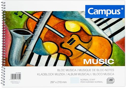 Campus Bloc MUSICA A4 Pentage Normal 20H 80G