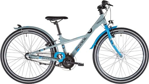 S'Cool XXlite Alloy 24R 3S Kinder Fahrrad 2021 (31cm, Grau/Blau)