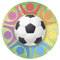 Dekora - 145094 Fußball Tortenaufleger aus Esspapier|aus Reispapier| - 20 cm, Mittel
