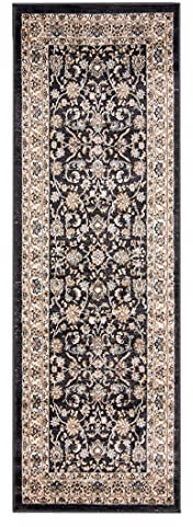 Carpeto Rugs Traditioneller Orientalischer Teppich mit Blumen - Kurzflor - Weich Teppich für Wohnzimmer, Schlafzimmer, Esszimmer - ÖKO-TEX Wohnzimmerteppich - Teppiche - Ja - Beige