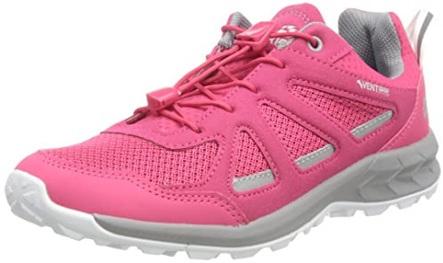 Jack Wolfskin Damen Woodland 2 Vent Low W Sneaker, Red/Light Grey, 39 EU