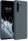 kwmobile Hülle kompatibel mit Huawei P30 Pro Hülle - weiches TPU Silikon Case - Cover geeignet für kabelloses Laden - Dunkler Schiefer