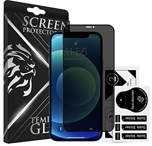 Supreme Privacy Screen Protector for iPhone 12 Mini, 9H Hardness [Easy Installation, Bubble Free, Case Friendly and Full Coverage] Anti Spy Tempered Glass Film for 12 Mini (Compatible with 12 Mini)