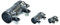 Exhaust Pipe Connector - Heavy Duty Sleeve Double Clamp Tube Adapter Joiner (40mm to 44.5mm x 125mm)
