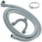 SPARES2GO Drain Hose with Right Angle End + Clip Compatible with Hisense Washing Machine (2.5m)