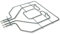 2800W Top Upper Dual Circuit Grill Heat Element for BOSCH NEFF Siemens Oven Cooker Part