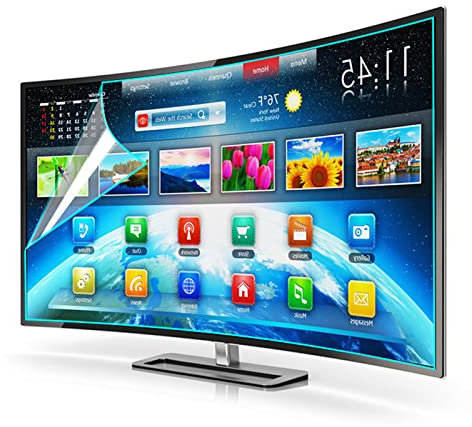 KELUNIS Anti-Lumière Bleue Protecteur D'écran TV - Panneau Anti-Éblouissant Anti-Rayures Film Ultra-Clair Rendre La Lumière Douce pour TV HD LCD, LED, OLED Et QLED 4K,48 (1056 * 596)