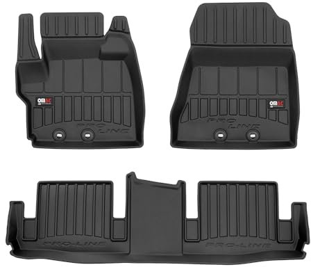 Fußmatten Gummimatten kompatibel mit Toyota IQ 2008-2016 OMAC Premium 3D Schwarz TPE Gummi