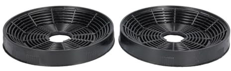 easyPART Kompatibel/Ersatz für Amica 1160826 Kohlefilter Filter Aktivkohlefilter Dunsthaubenfilter Geruchsfilter 2Stk KF17146 160mm Dunstabzugshaube auch passend wie Silverline YT971100005 AF100