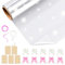 Huruc Clear Cellophane Wrap Roll 40cm x 30m – Durable 2.5 Mil for Gift Wrapping, Florist Packing, Basket Hampers, Crafts & Holiday Gifts, Snowflakes, Christmas