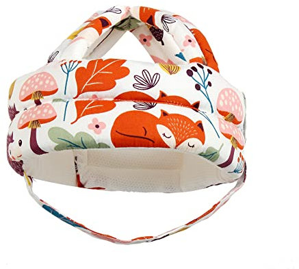 Surakey Baby Helm zum Krabbeln,Verstellbarer Baby Kopfschutz Helm,360° Anti-Kollision Kopfschutzkappe Kopfschutz Helm,Säugling Kleinkind Kinder Schutzhut für Lernen Laufen und Krabbeln