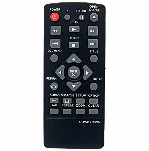 COV31736202 Télécommande de rechange pour lecteur DVD LG DP132 DP132NU DP132H DP132-H