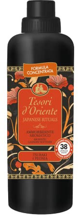 Tesori d'Oriente - Ammorbidente Lavatrice Concentrato Japanese Rituals, dalle Note Soavi di Bergamotto e Patchouli, Fino a 38 Lavaggi, con Preziose Microcapsule Per Capi Morbidi e Profumati, 760 ml