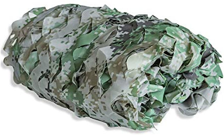 Filet De Camouflage Léger Et Durable, Toile De Camouflage 5x6m, 6x8m, 8x8m Filet De Militaire Décoration Intérieure Extérieure Pergola Jardin Camping Gazebo, Filet D'ombrage, Housse De Voiture (Size