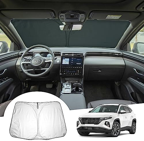 GAFAT Hyunda-i Tucson 2015-2024 2025 Parasol para Parabrisas Delantero Interior, Tucson 2023 2022 Protección UV, Enfriamiento, para Tucson NX4 TL