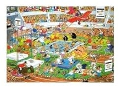 Jumbo Spiele 78763 - Sports Day von Jan Van Haasteren, Puzzle, 1000 Teile