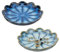NBEADS 2 Stück 2 Farbe Keramik Schmuck Tablett, Lotusblüte Form Ring Dish Halter Porzellan Schmucktablett Dekorative Schmuckplatte für Ring Halskette Armband Schmuck Uhr Schlüssel Geschenk