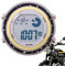 Fulenyi - Reloj Impermeable para Motocicleta, Reloj Impermeable para Moto, con Pantalla Digital, Esfera Luminosa, para la mayoría Motocicletas, SUV, automóviles, Coches
