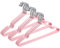 ZESLIV grucce appendiabiti, Set di 30, Grucce in Metallo solido, grucce antiscivolo, Grucce Appendiabiti Salvaspazio, 40cm, rosa