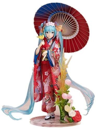Hatsune Miku Figure Kimono Anime Girl Action Figure