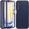 Hensinple Coque de protection pour Samsung Galaxy A25 5G - Anti-chocs à 360 ° - Protection complète - Avec protection d'écran intégrée - Bleu