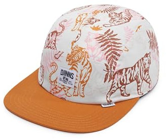 Djinns - Aloha Tiger (Light) - 5 Panel Flat Cap Meshcap Hat Kappe Mütze Caps