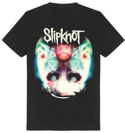 Slipknot Adderal Face T-Shirt (DE/NL/SE/PL, Alphanumerisch, L, Regular, Regular, Black)