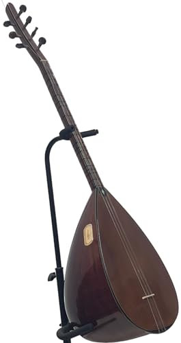 Generisch Hochwertiger kurzhals Wacholderholz Saz Baglama - 7 Saiten Laute mit Perlmutt Griffbrett und Rosenholz Wirbeln