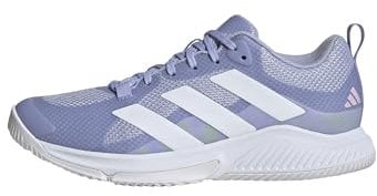 adidas Women's Court Team Bounce 2.0 Shoes, Violet Tone/FTWR White, 5 UK