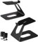 BEWISER Desktop Speaker Stands for 3-4 Metal Medium Size Speaker,PC Speakers,Gaming Speakers Weight Capacity up to 12 lbs,Black(Pair)