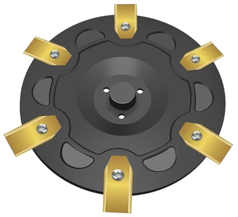 Schneidscheibe, Messerteller, Kompatibel mit Segway Navimow i105E, i108E und i110E Mähroboter, Ersatzmesserteller Mit 6 Klingen, Messerscheibe Rasenroboter, Rasentrimmer Ersatzteile