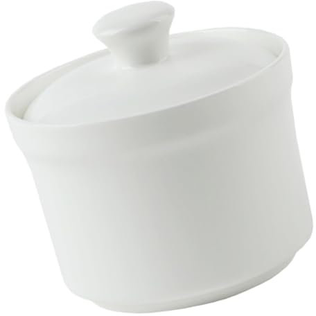 TOPBATHY 2 Pz casseruola in ceramica ciotole cucina ciotola cucina zuppiera tazza da minestra fumante ciotole di crema all'uovo piatto tazza da dessert in ceramica pentola di stufato bianca