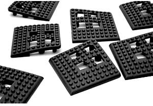 COBA Flexideck Black corner 4/pack; ArtikelNr: FD010004