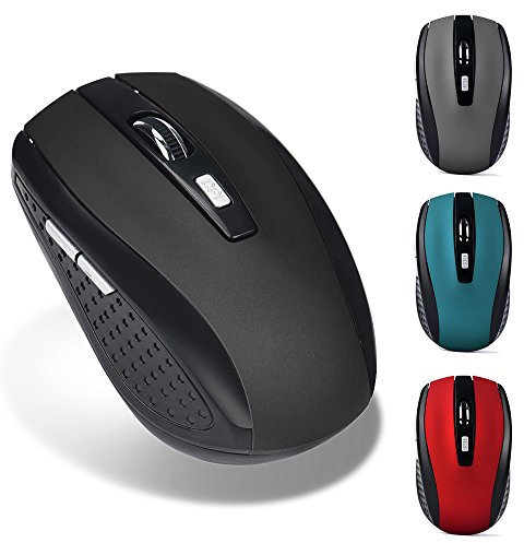 sunnymi Life Wireless Mouse with USB Receiver, 2.4G Gaming Mouse Cordless Mouse for Laptop, PC, Desktop, Work from Home Essentials, Portable Computer Mouse Wireless, Ergonomic Computer Mouse