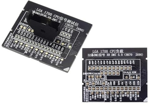 LGA 1700 CPU Socket Tester Dummies Load Fake Load DMI 5.0 H670 Z690 With LED Indicators For Motherboards Data Transmission