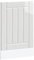 Tomostar Façade de Porte Lave Vaisselle, Panneau de Lave-Vaisselle Accessoire pour Lave-Vaisselle Cuisine Lucca Blanc Brillant Bois ingénierie