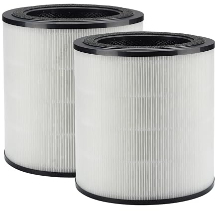 Supremery Air 4000 Ersatzfilter kompatibel mit Bosch Air 4000 Luftreiniger, 3-in-1 H13 True HEPA mit Hocheffizienter Aktivkohle und Vorfilter (2 Stück)