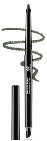 Erinde Gel Eyeliner, Wasserfester Eyeliner, Wischfest Kajalstift, 16 Stunden Halt, Langanhaltend Hochpigmentiert, Herausdrehbare Mine, Integrierter Schwamm-Applikator und Spitzer, #06 Jade